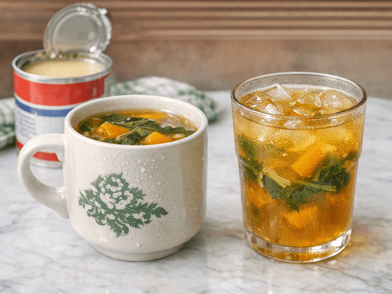 Sayur Air Labu dan Sayur Hijau