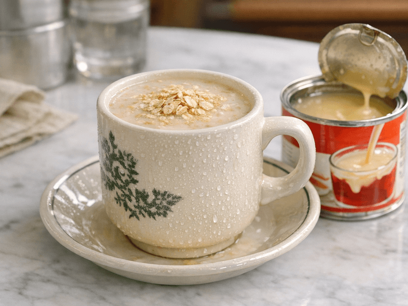 Serbuk Susu Skim dengan Oat