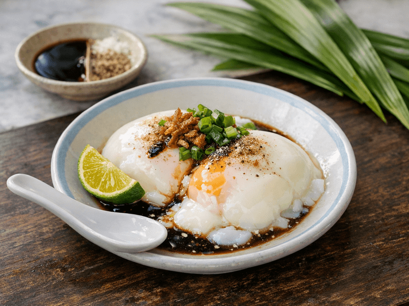 Telur Separuh Masak