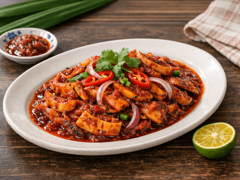 Sotong Keping Masak Sambal