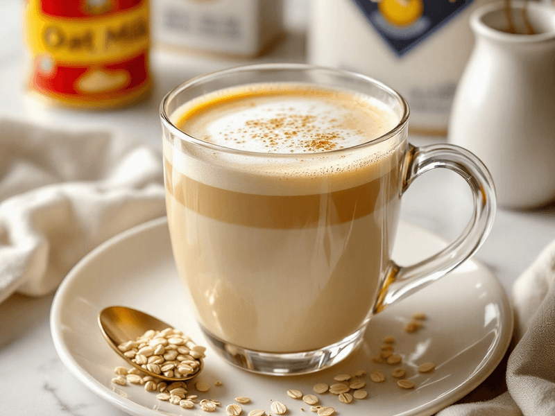 Spanish Latte with Oat Milk