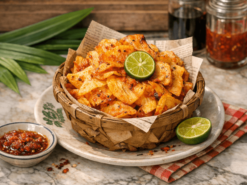 Spicy Sukun Chips