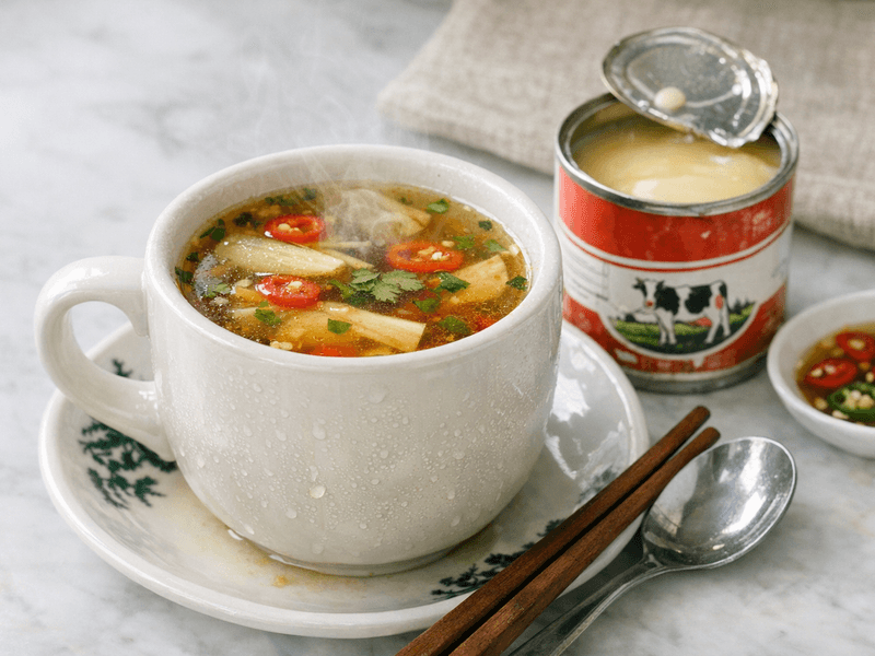Steamed Mackerel with Soup