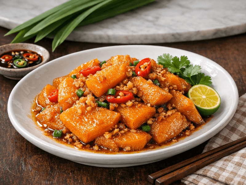 Labu Goreng Bawang Putih