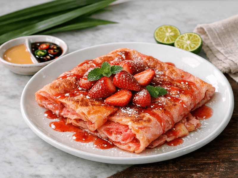 Strawberry Flavored Roti