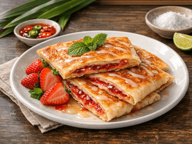 Sandwic Jem Strawberi