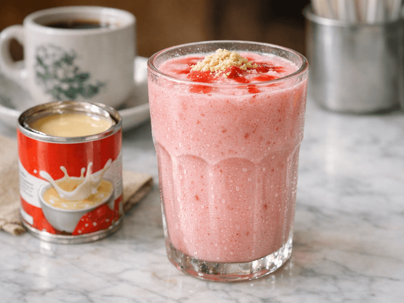 Protein Shake Perisa Strawberi
