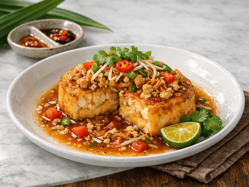 Sup Tauhu Telur (setengah)