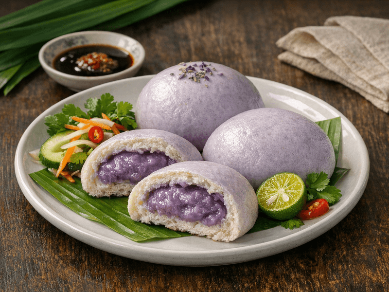Sweet Lavender Bun