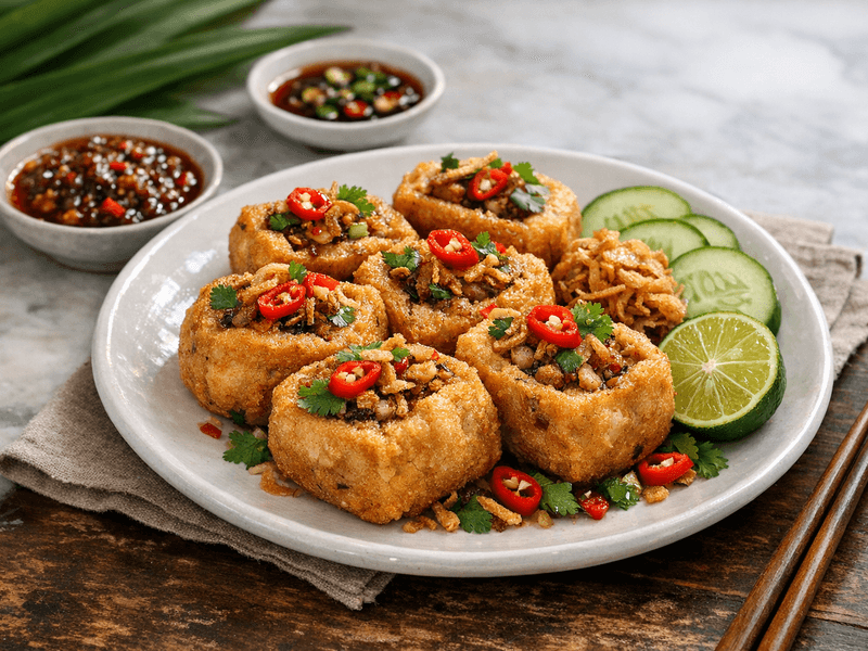 Tauhu Bergedil Ayam