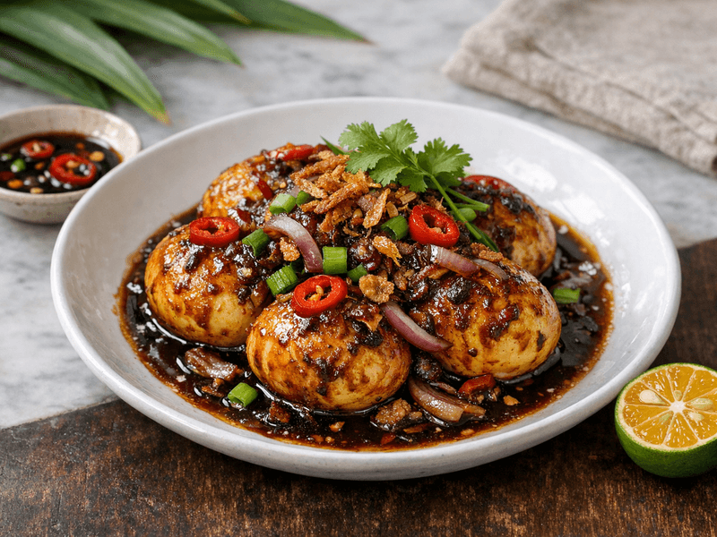 Telur Masak Kicap