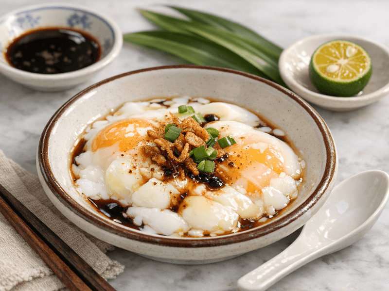 Telur Separuh Masak