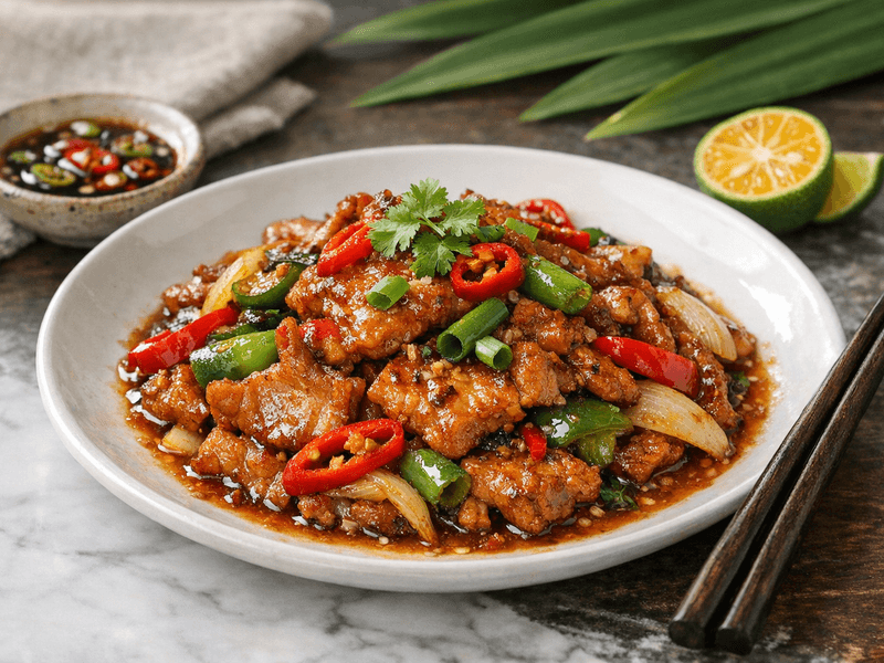 Thai Stir Fried Pork