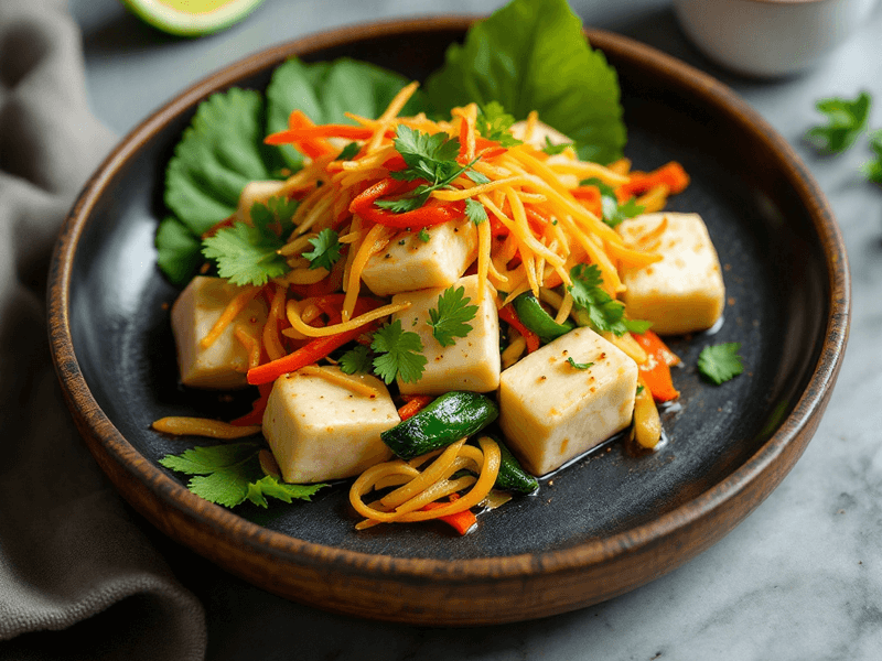 Tofu and Vegetable Dim Sum