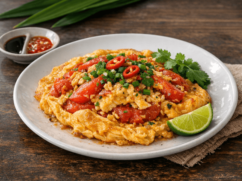 Omelet Telur Tomato