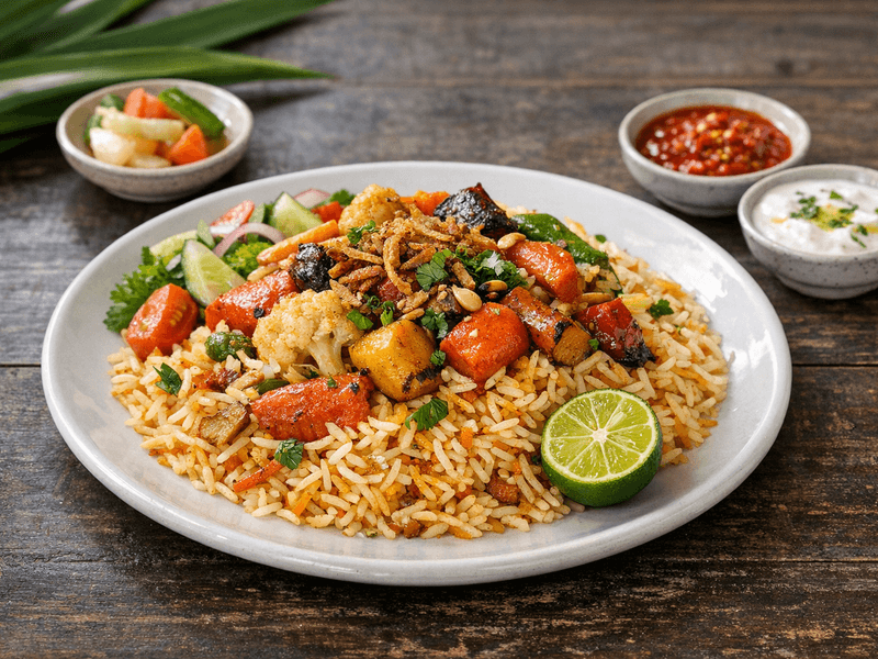 Vegetarian Mandi Rice