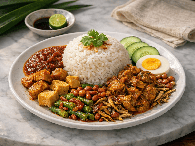 Nasi Lemak Vegetarian