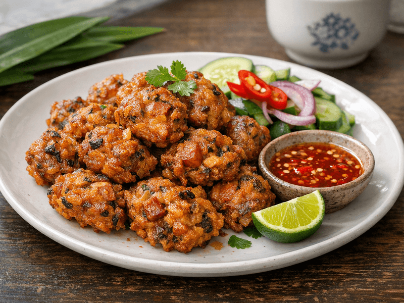 Cucur Sosej Vegetarian