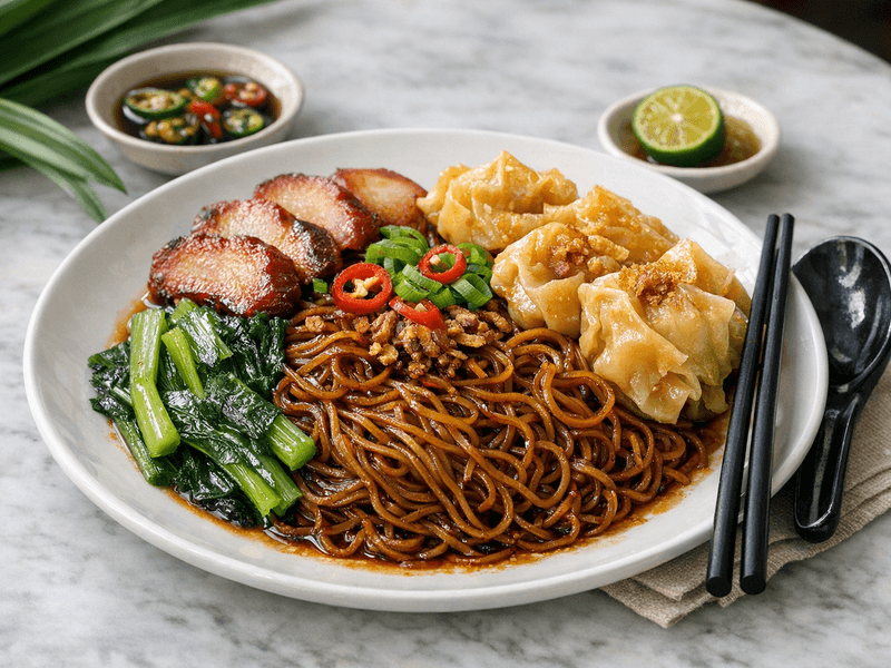 Wan Tan Mee Vegetarian