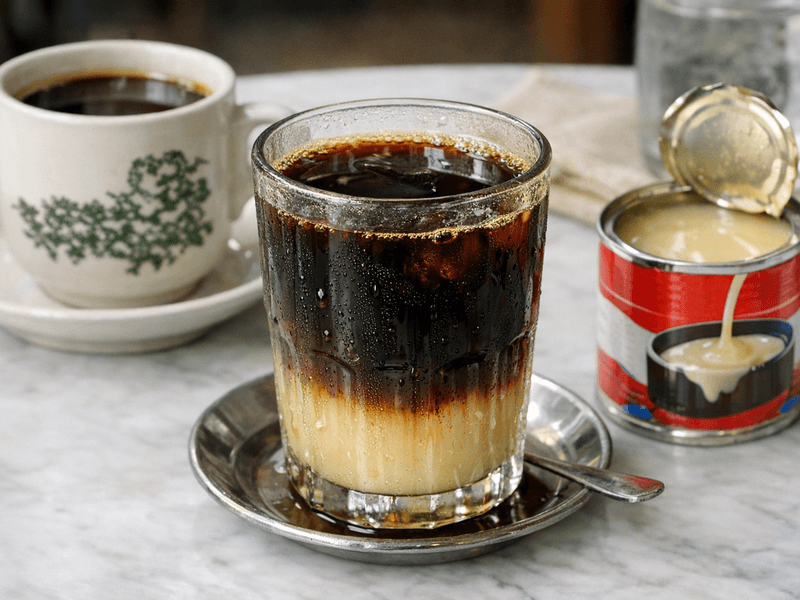 Kopi Vietnam dengan Gula