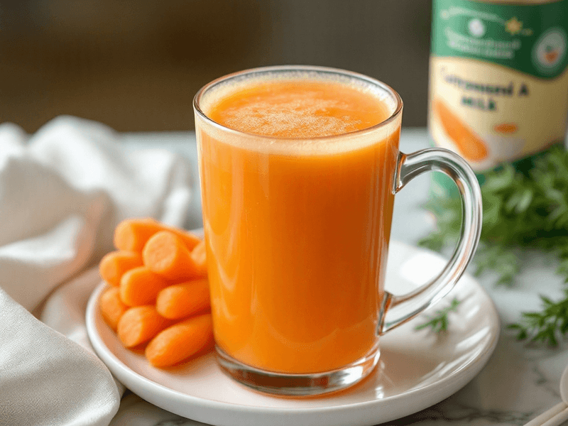 Vitamin a Enriched Carrot Juice