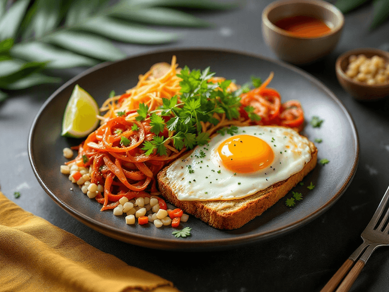 Roti Gandum Bakar Telur