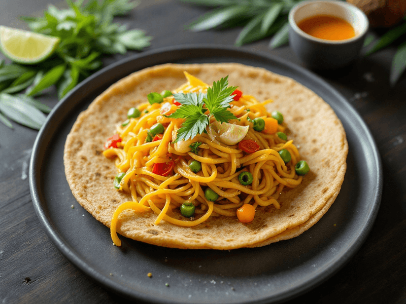 Wholemeal Roti with Ghee