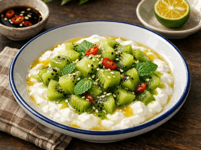 Yogurt dengan Kiwi