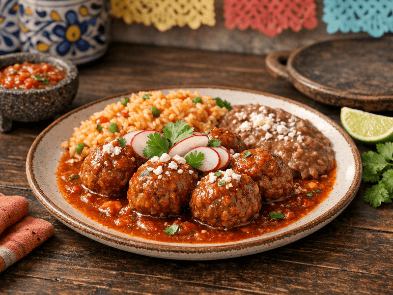 Albóndigas al Chipotle