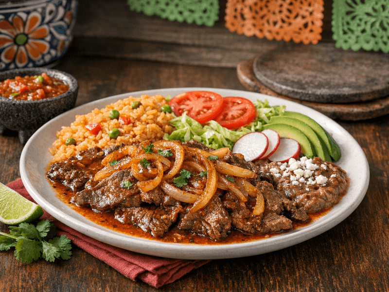Bistec Encebollado