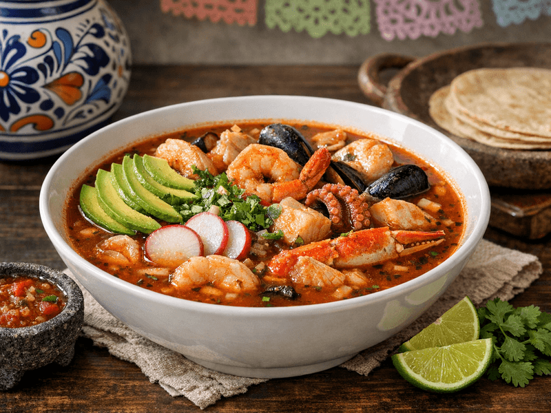 Caldo de Mariscos