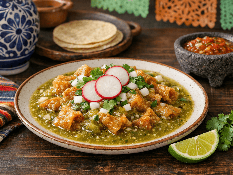 Chicharrón en Salsa Verde