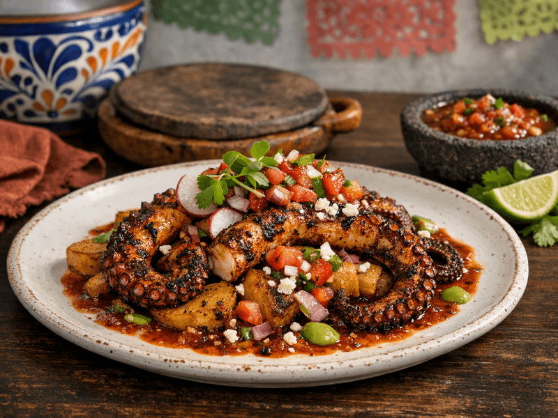 Pulpo a las Brasas