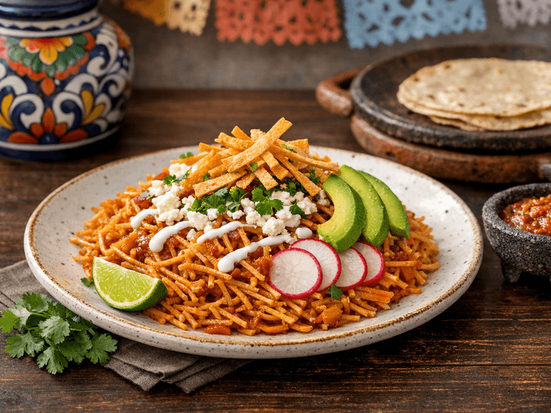 Sopa Seca de Fideo