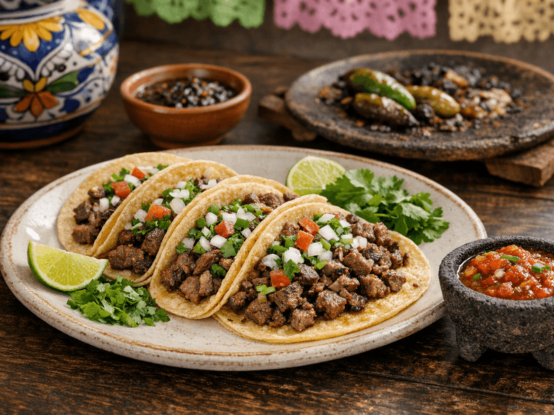 Tacos De Bistec