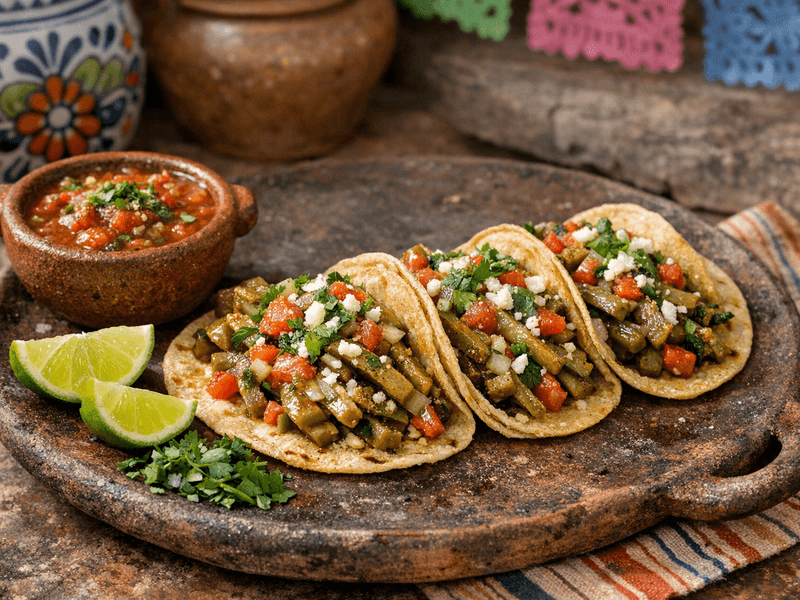 Tacos De Nopal