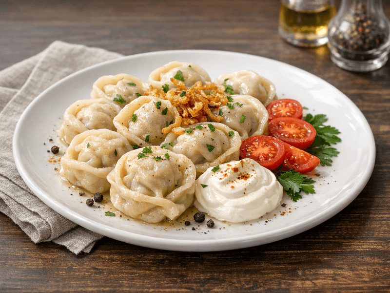 Пельмени с тремя видами мяса
