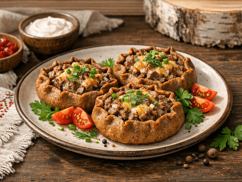 Перепечи С Мясом