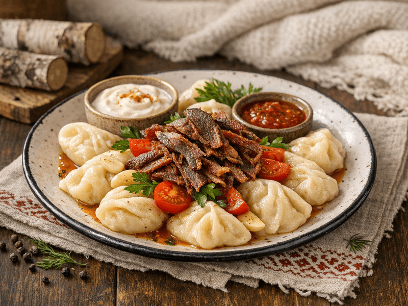 Хинкал С Сушёным Мясом