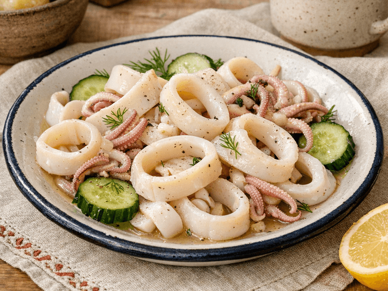 Кальмар Отварной