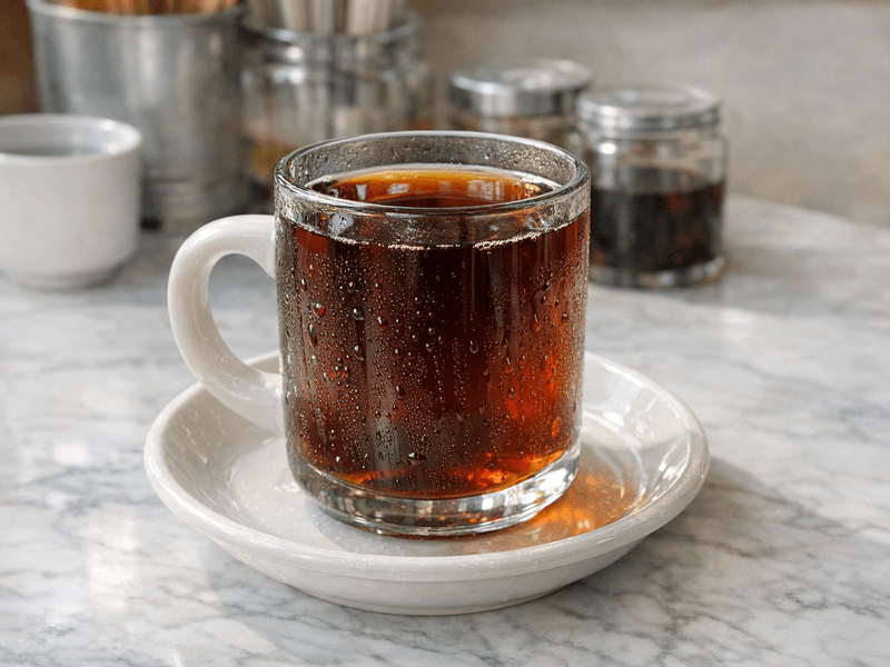 Black Tea 0% Sugar No Toppings