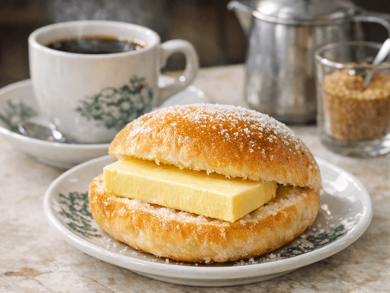 Butter Bun with Sugar