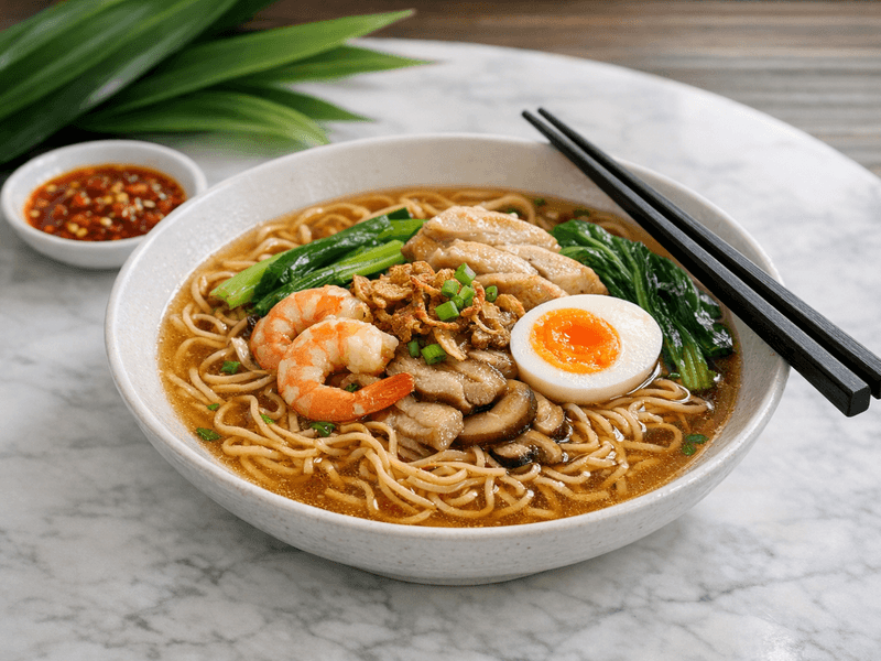 Ee Mian Noodles Soup
