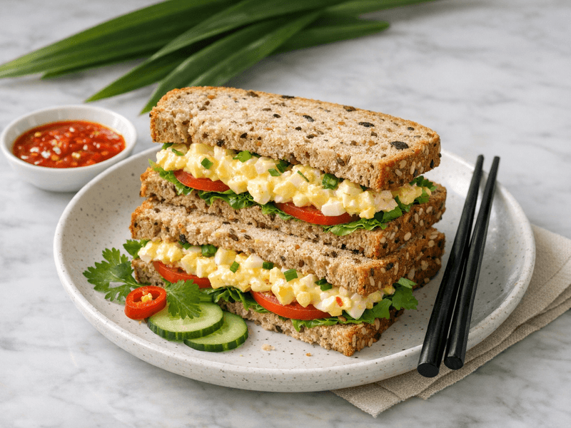 Egg Mayo Sandwich with Multigrain Bread
