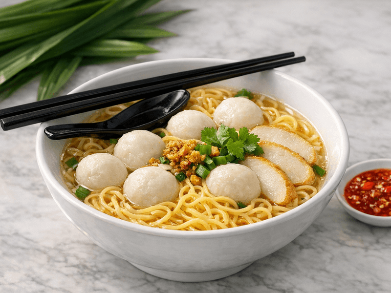 Fishball Noodle Soup