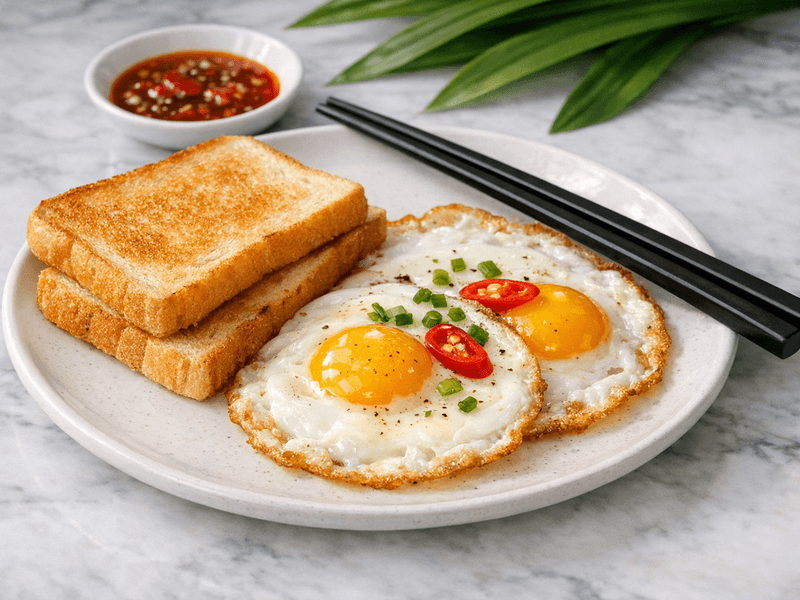 Fried Egg with Toast