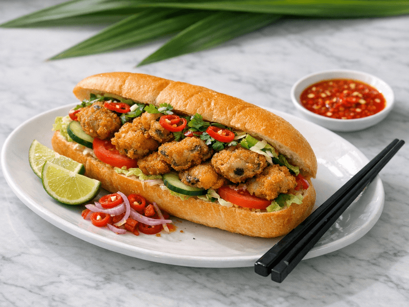 Fried Oyster Po' Boy