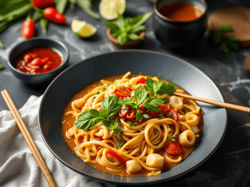 Laksa at Holland Village Market & Food Centre