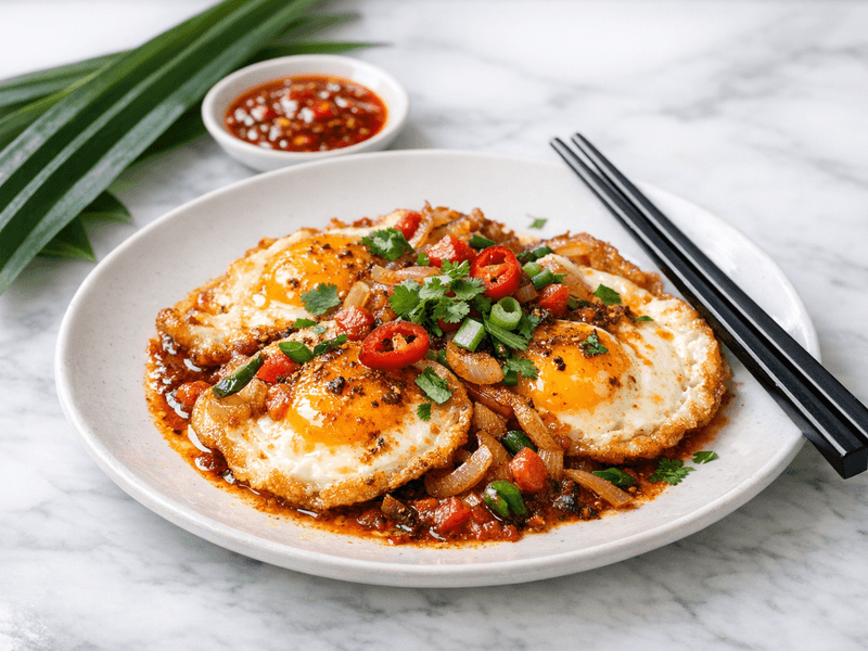 Masala Fried Eggs