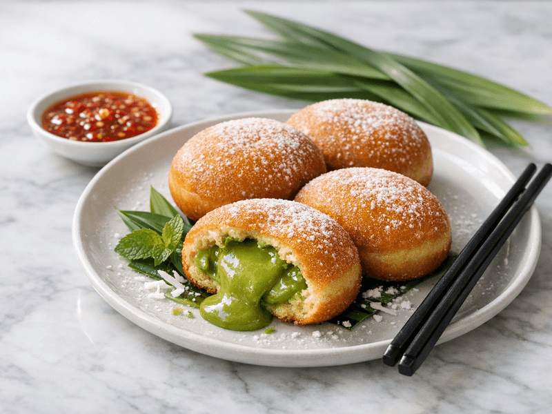 Matcha Filled Donut